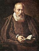 BASSETTI, Marcantonio Portrait of an Old Man with Book g oil painting